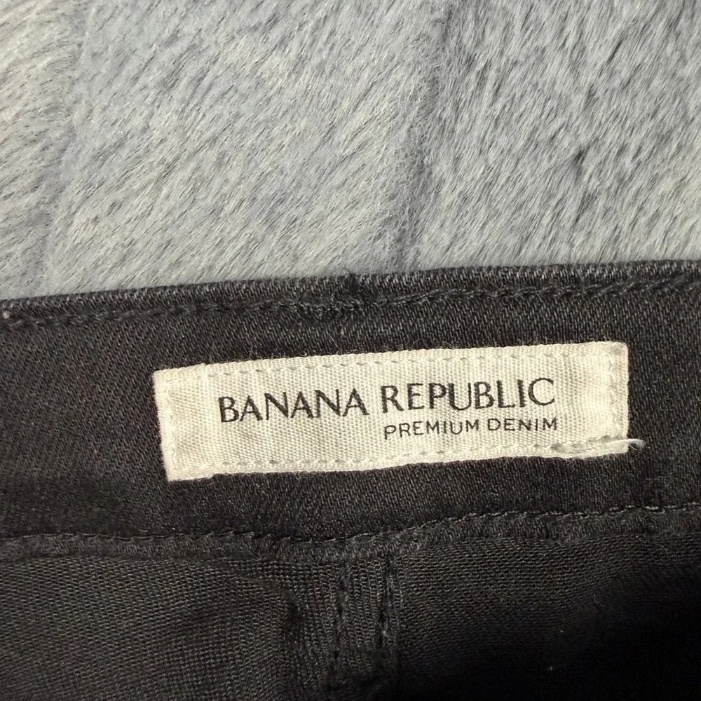 Banana Republic Premium Denim Skinny Jeans Black 29R Style 129547 Mens